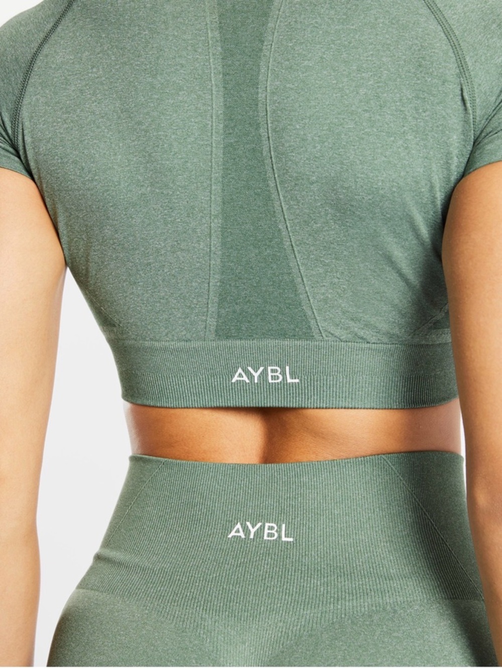 AYBL Women's Athletic Shorts in Olive Green